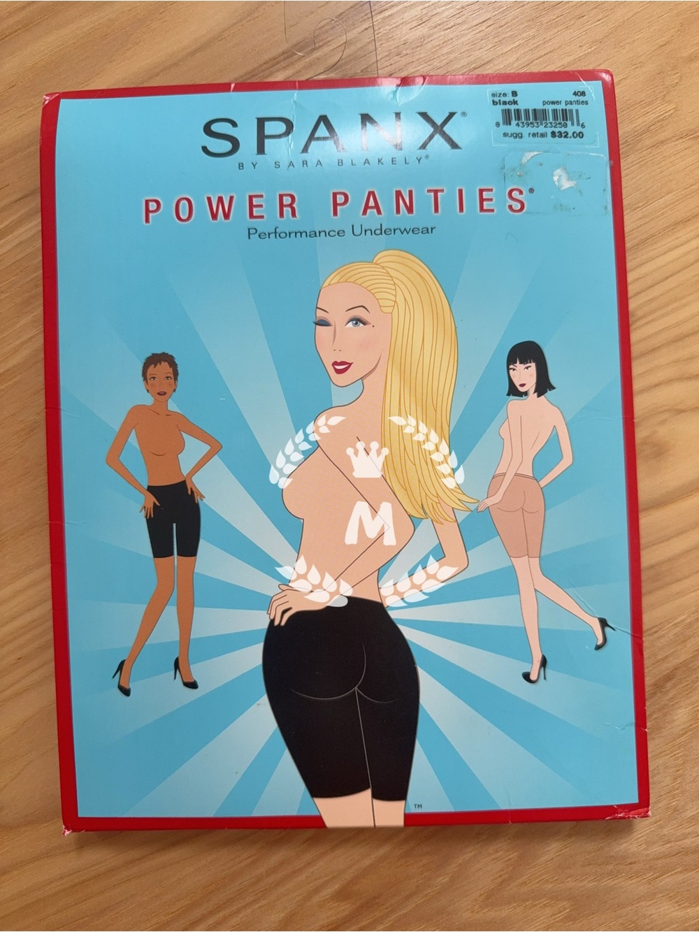Spanx Women’s Power Panties Performance Underwear Size B 115-150lbs 4’10-5’9